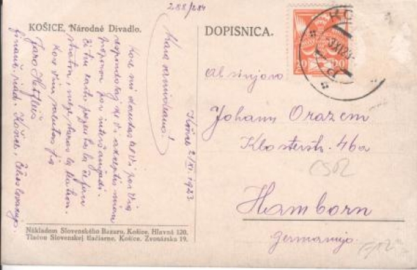 Kaschau - SK 1923 95 001 ●